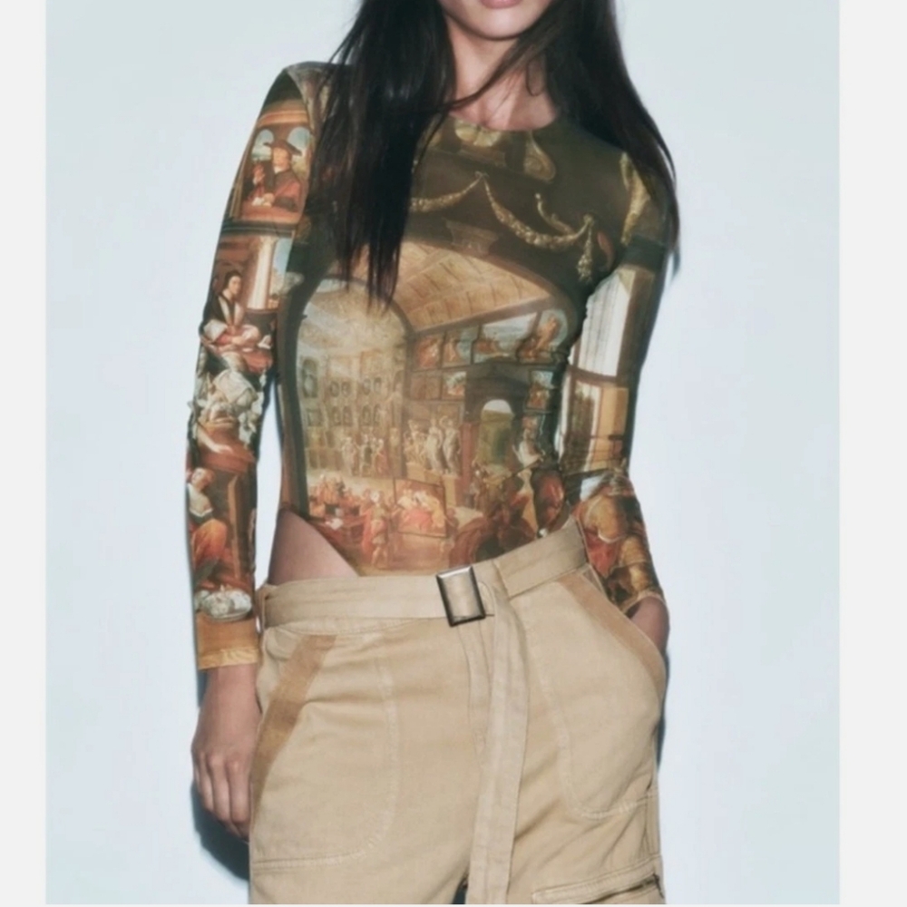 Zara The Studio Of Apelles Willem Van Haecht Bodysuit